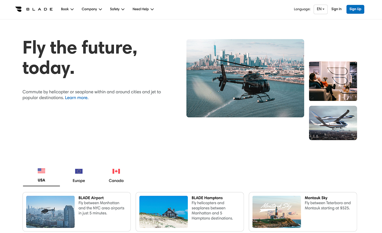 BLADE Urban Air Mobility